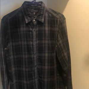 Black Button up Banana Republic